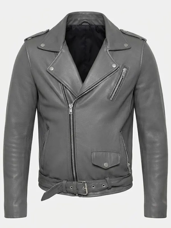 Men Outlaw Spirit Biker Jacket