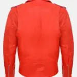 Men Outlaw Spirit Red Jacket Back