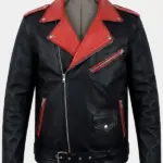 Men Outlaw Spirit Black Red Jacket