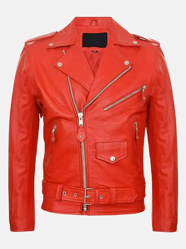 Men Outlaw Spirit Red Jacket