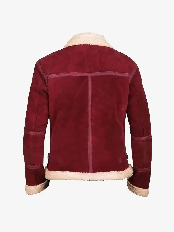 Men Ox and Bulls Christmas Leather Jacket