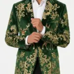 Men Printed Party Blazer