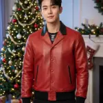 Men Red Christmas Holiday Jacket