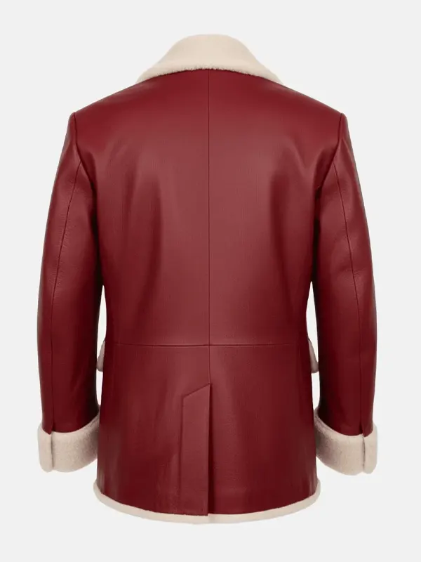 Men Santa Christmas Blazer Back
