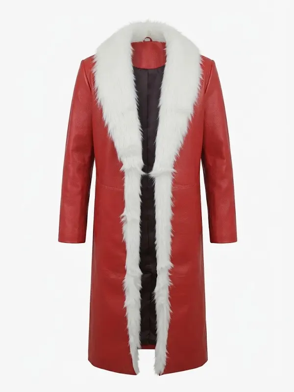 Men Red Santa Christmas Coat