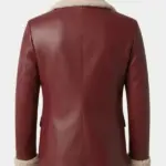 Men Santa Claus Christmas Maroon Blazer