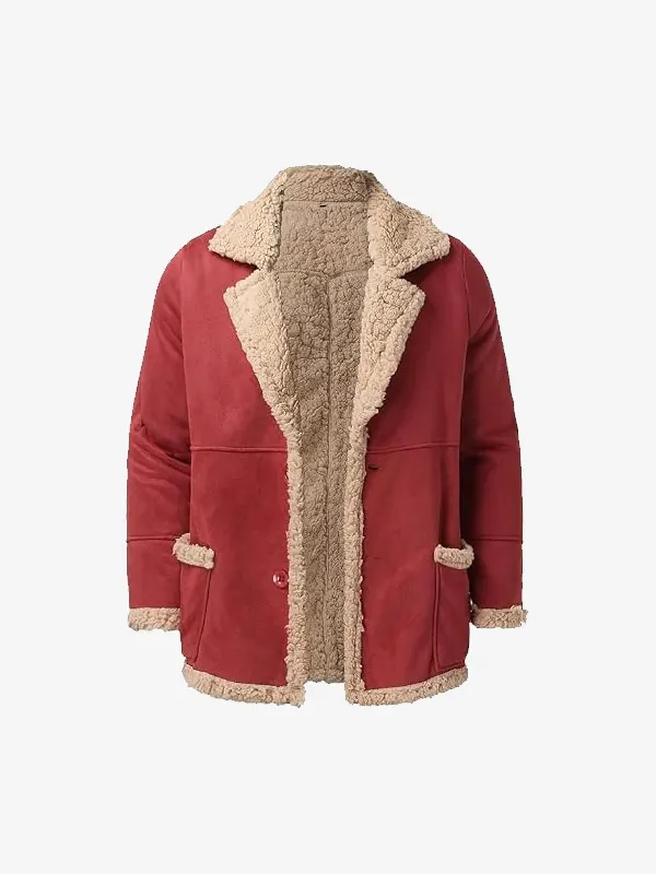 Men Shearling Christmas Jacket