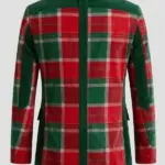 Men Christmas Corduroy Blazer Back