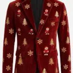 Men Ugly Christmas Blazer