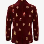Men Ugly Christmas Blazer Back