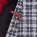 Burgundy Velvet Tuxedo Blazer