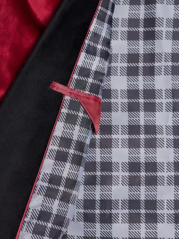 Burgundy Velvet Tuxedo Blazer