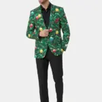 Christmas Tree Green Blazer
