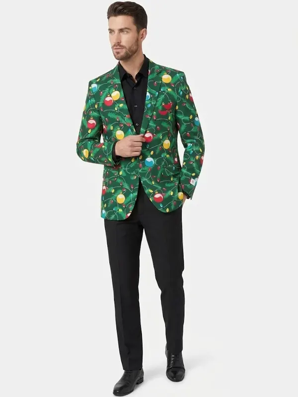 Christmas Tree Green Blazer