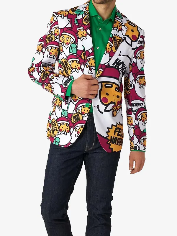 Men Cool Claus Blazer