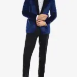 Men Velvet Tuxedo Jacket