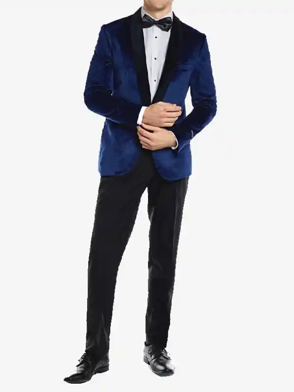 Men Velvet Tuxedo Jacket