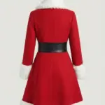 Mrs Claus Christmas Coat Back