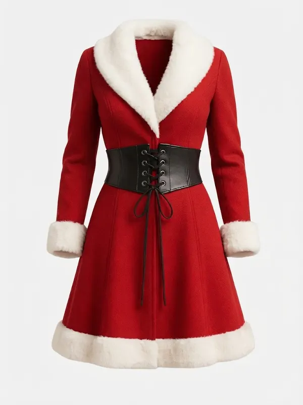 Mrs Claus Christmas Coat