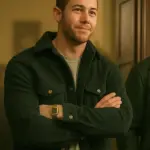 Nick Jonas A Very Jonas Christmas Green Jacket
