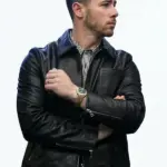 Nick Jonas Black Jacket