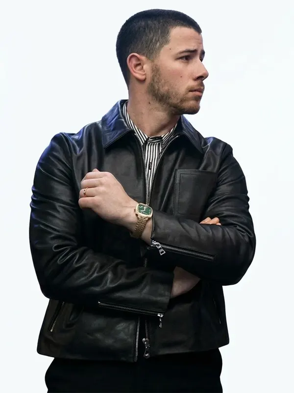 Nick Jonas Black Jacket