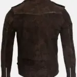 Outlaw Spirit Biker Leather Jacket Back