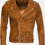 Outlaw Spirit Biker Light Brown Jacket