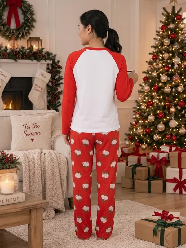 Personalised Mama Pud Christmas Pyjamas