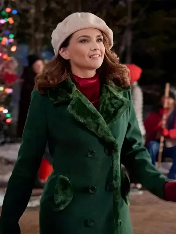 Rachael Leigh Cook Rescuing Christmas Green Coat