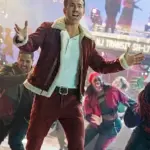 Ryan Reynolds Spirited Red Sheraling Leather Jacket