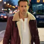 Ryan Reynolds Spirited Red Sheraling Jacket