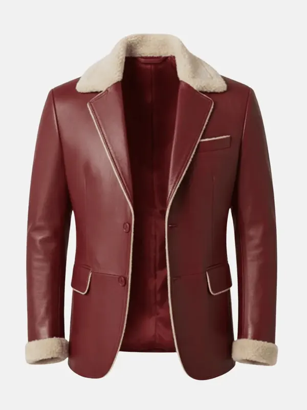 Santa Claus Christmas Red Blazer