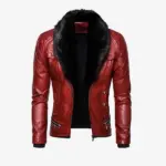 Seth Rollins Leather Red Jacket