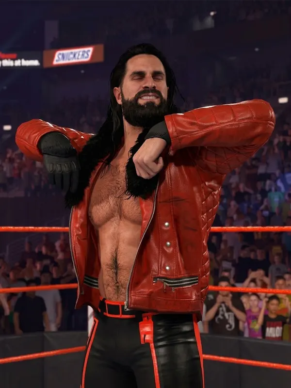 Seth Rollins WWE Leather Jacket