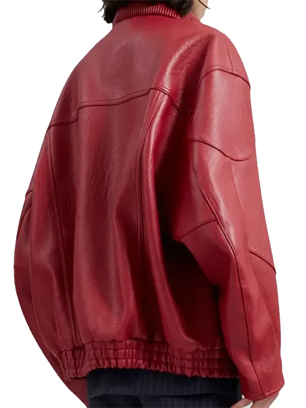 Taylor Swift Christmas Day Game Leather Jacket