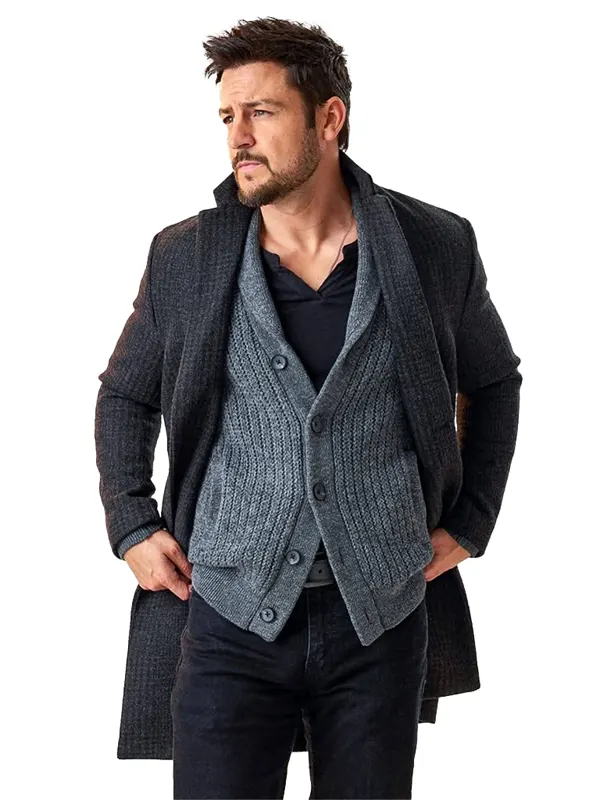 Tyler Hynes Christmas Above The Clouds Grey Jacket