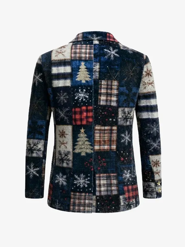 Men Vintage Kitschy Blazer Back