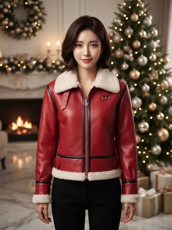 Christmas Leather Jacket