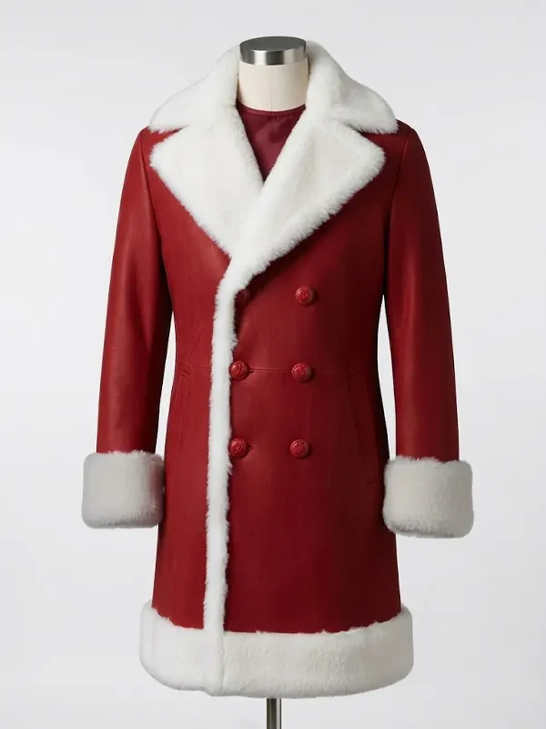 Women Christmas Santa Red Coat