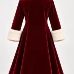 Women Christmas Victorian red Coat
