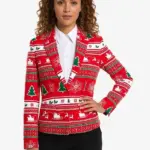 Womens Christmas Wonderland Blazer