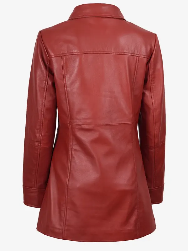 Women Kandis Christmas Coat Back