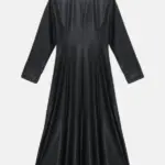 Women Mirabel Ankle Leather Black Coat Back