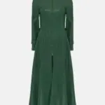 Women Mirabel Ankle green Coat Back