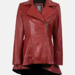Women Peplum Biker Jacket