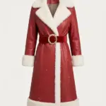 Women Santa Claus Trench Coat