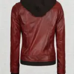 Women Stunning Brown Jacket Back