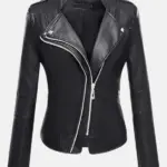 Women Vanessa Leather Moto Jacket