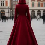 Women Vintage Velvet Coat